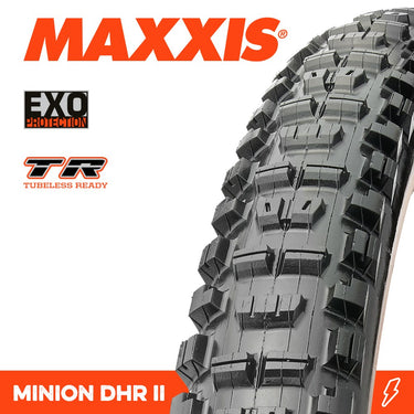 Maxxis Tyre Minion DHR II 29 X 2.60 EXO TR Tanwall Fold 60TPI E-25